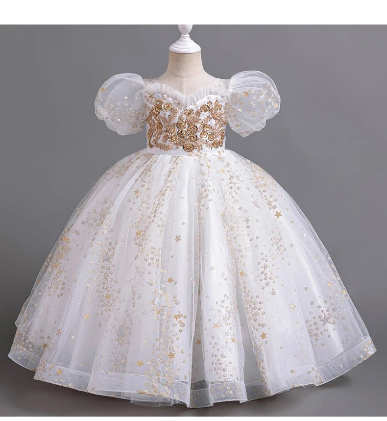 Mesh Princess Pageant Dress - Luzilly Bridal & Apparel