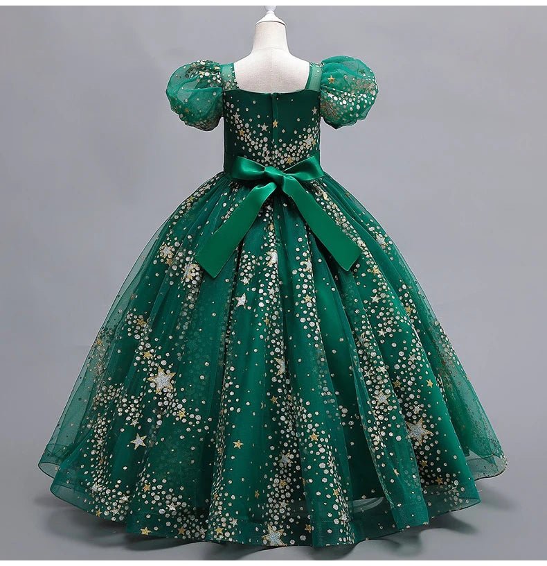 Mesh Princess Pageant Dress - Luzilly Bridal & Apparel