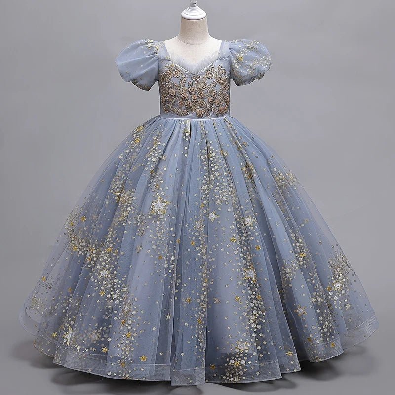 Mesh Princess Pageant Dress - Luzilly Bridal & Apparel