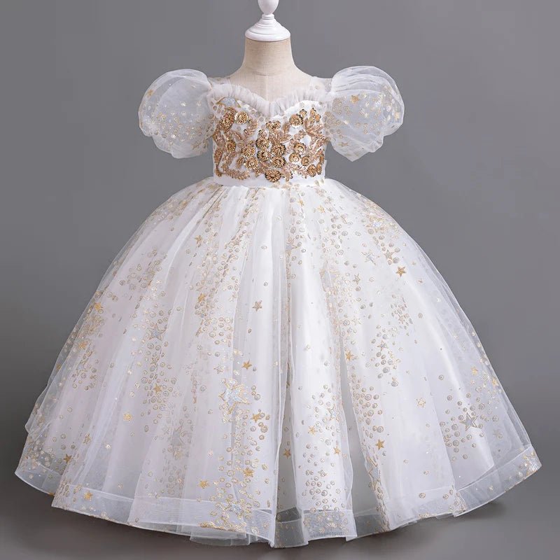 Mesh Princess Pageant Dress - Luzilly Bridal & Apparel
