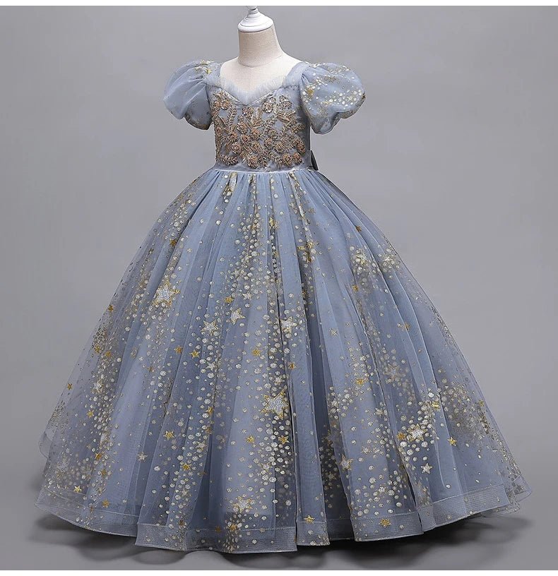 Mesh Princess Pageant Dress - Luzilly Bridal & Apparel
