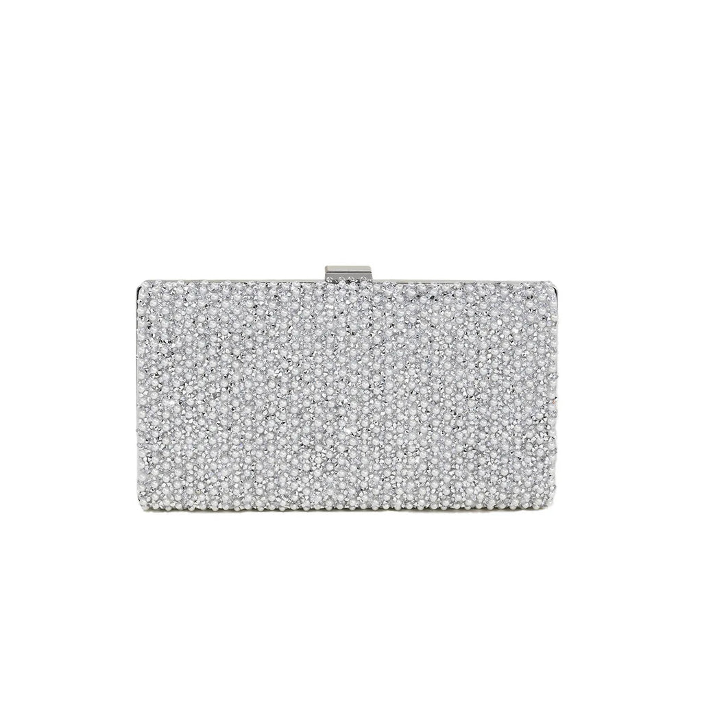 Metal-Buckle Evening Clutch - Luzilly Bridal & Apparel