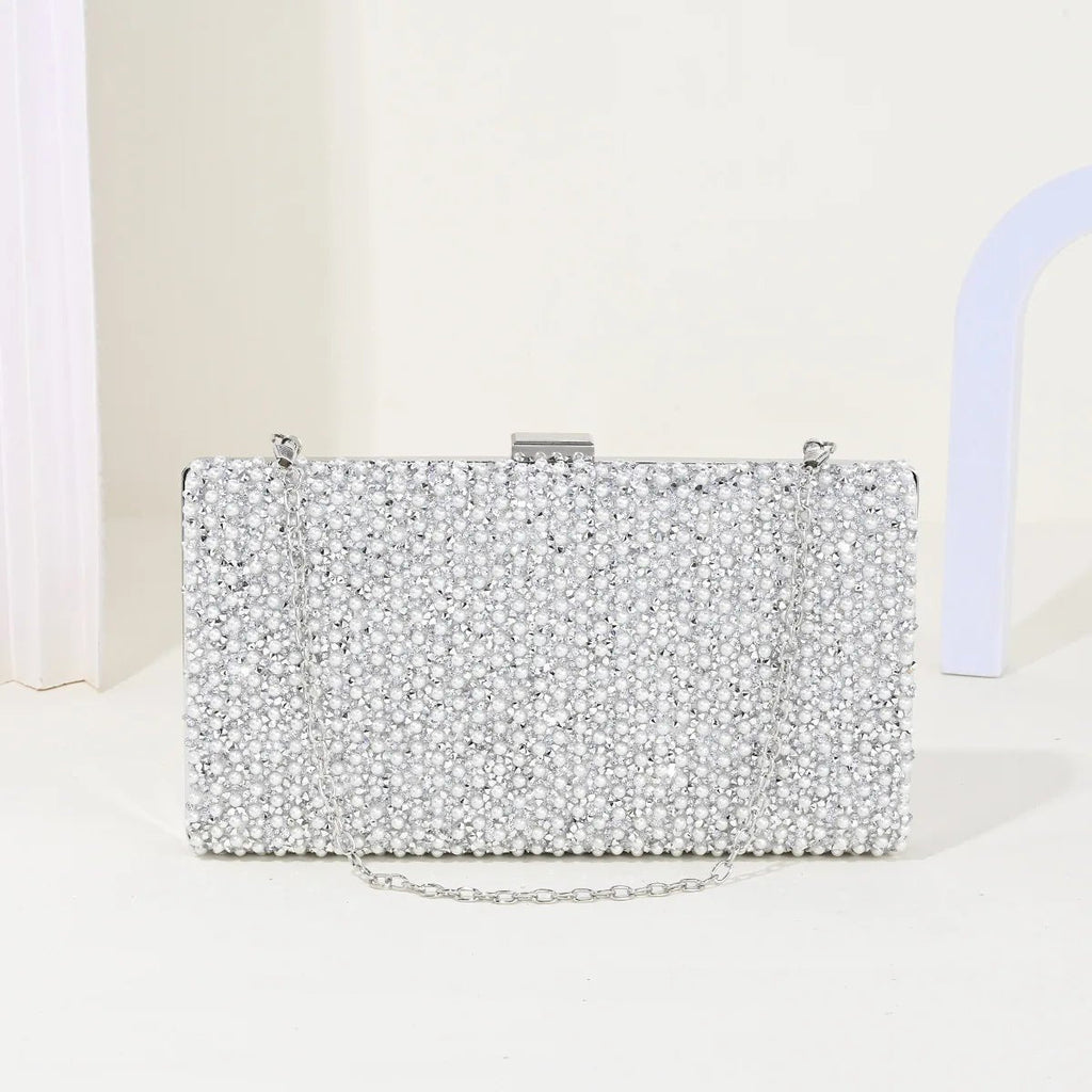 Metal-Buckle Evening Clutch - Luzilly Bridal & Apparel
