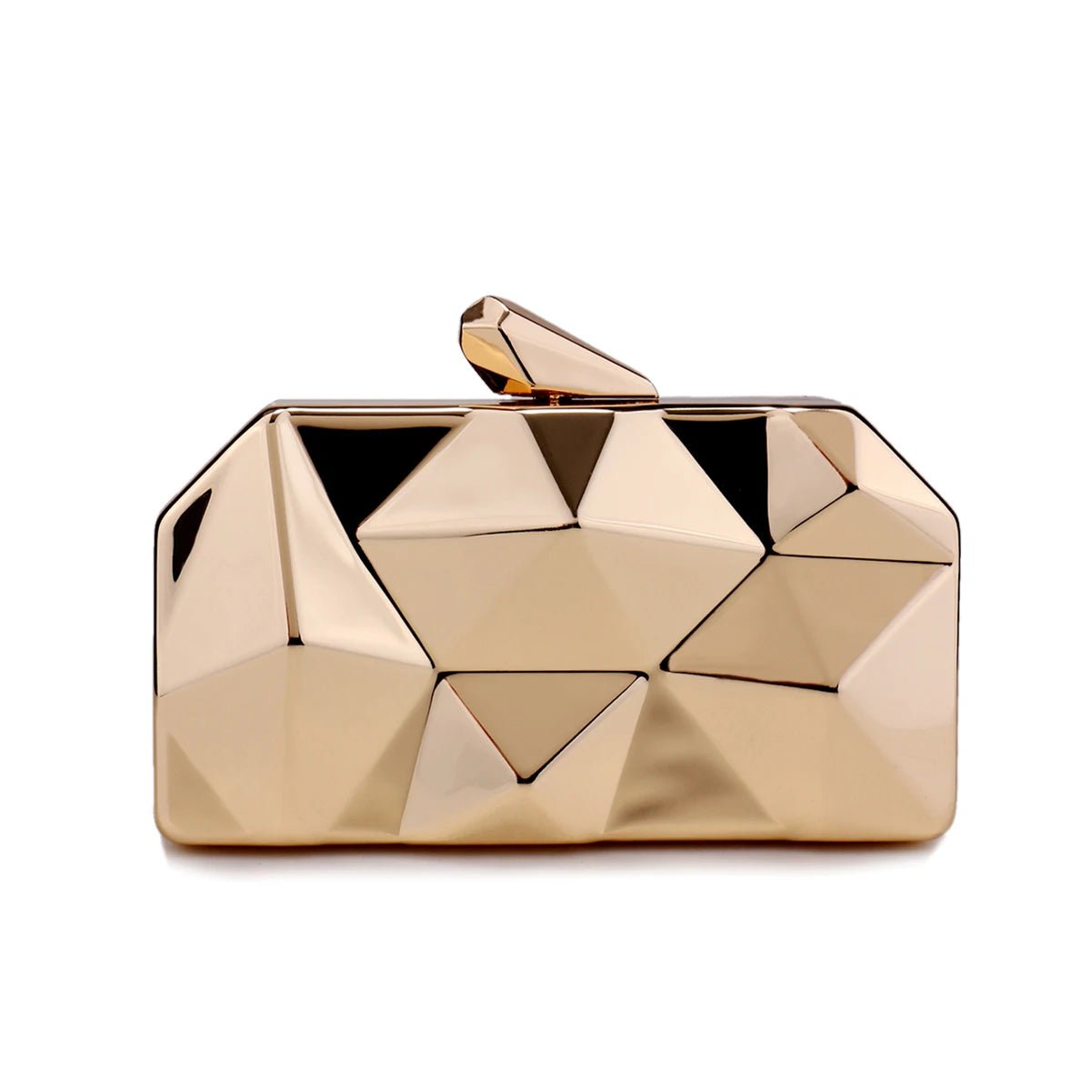 Metallic Mini Bridal Clutch - Luzilly Bridal & Apparel