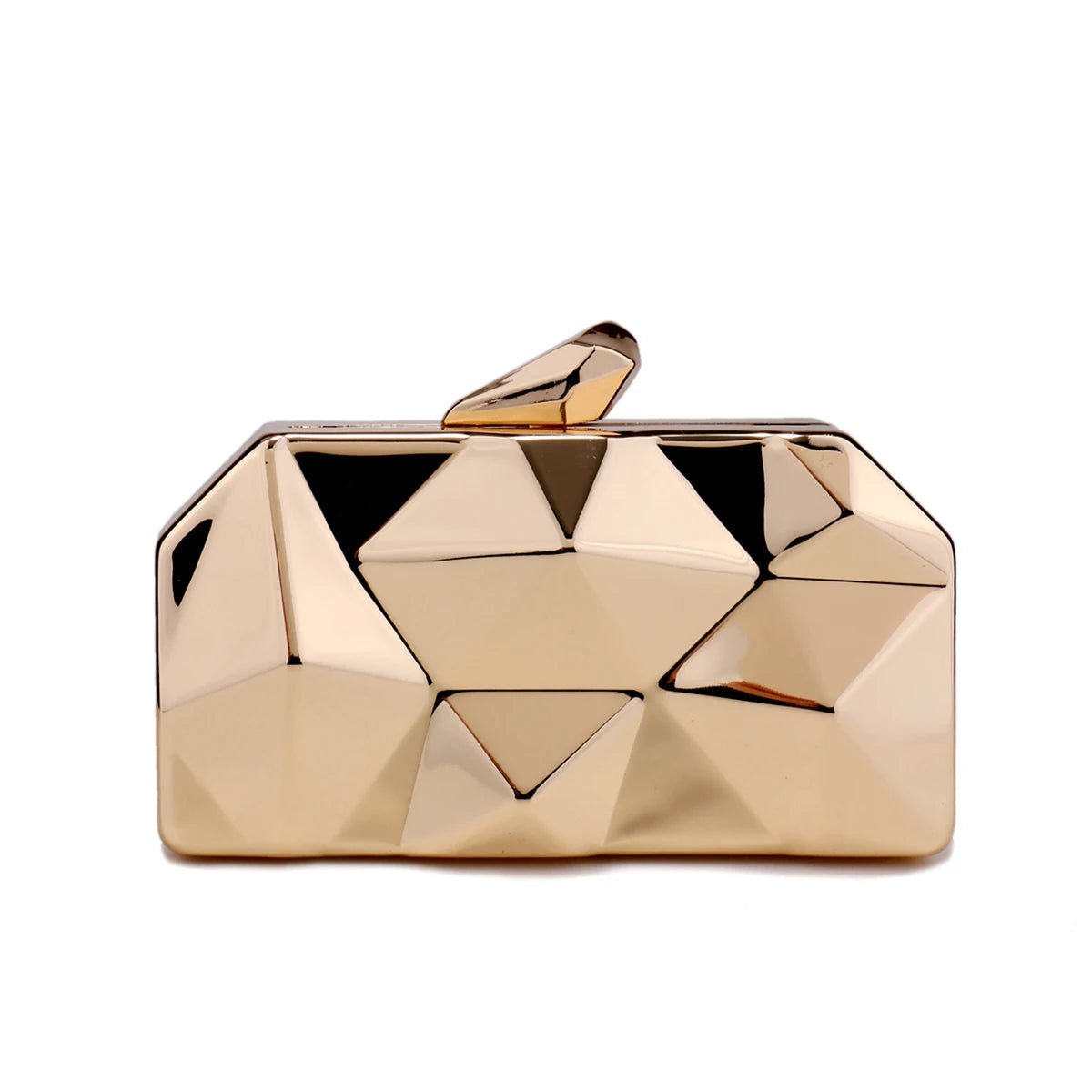 Metallic Mini Bridal Clutch - Luzilly Bridal & Apparel