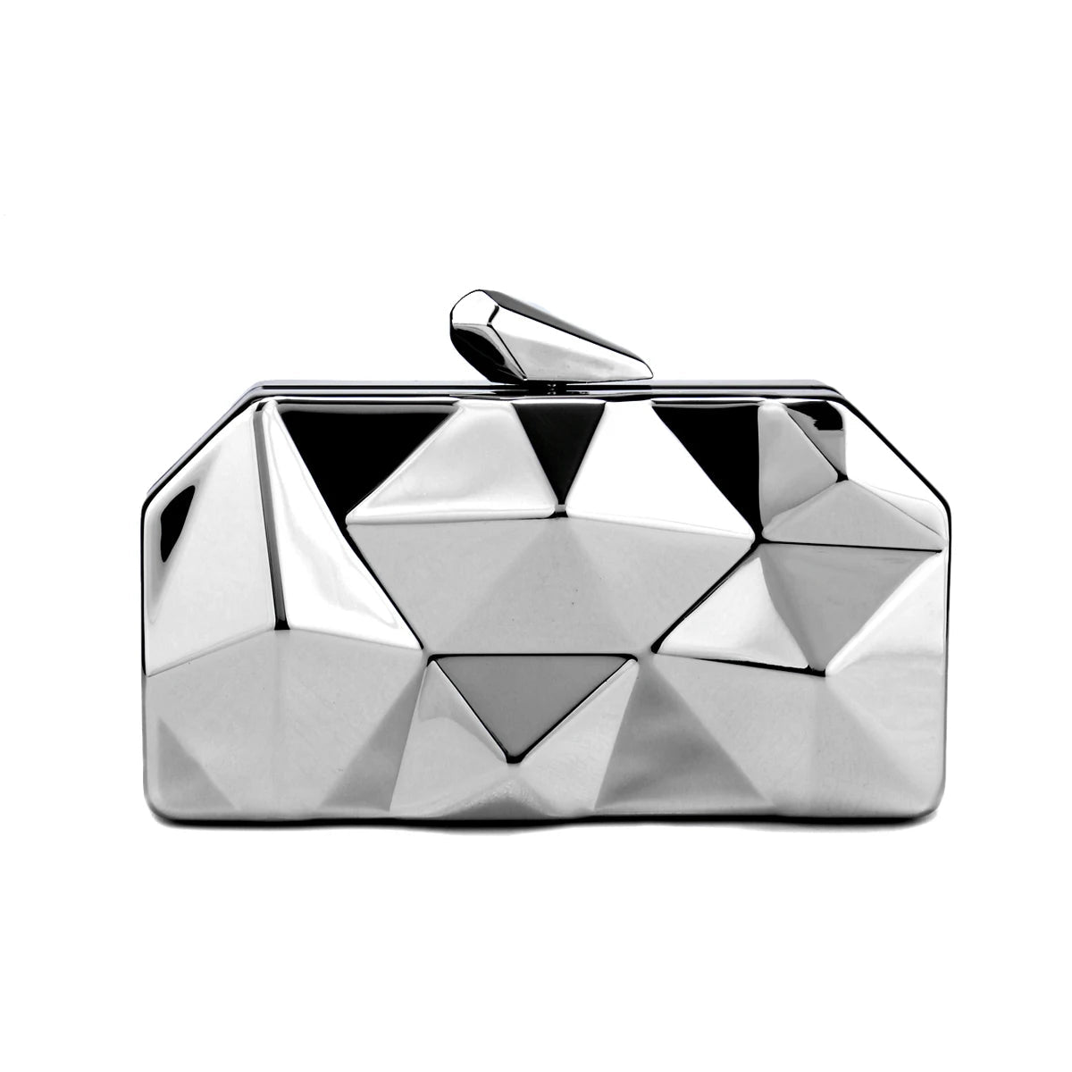 Metallic Mini Bridal Clutch - Luzilly Bridal & Apparel