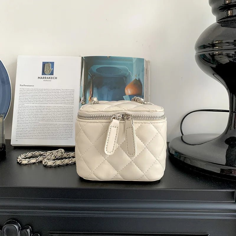 Mini Denim Crossbody Bags for Women | Lingge Chains Shoulder Bag & Fashion Brands Box Bag (Lipstick Coins Purses & Handbags) - Luzilly Bridal & Apparel