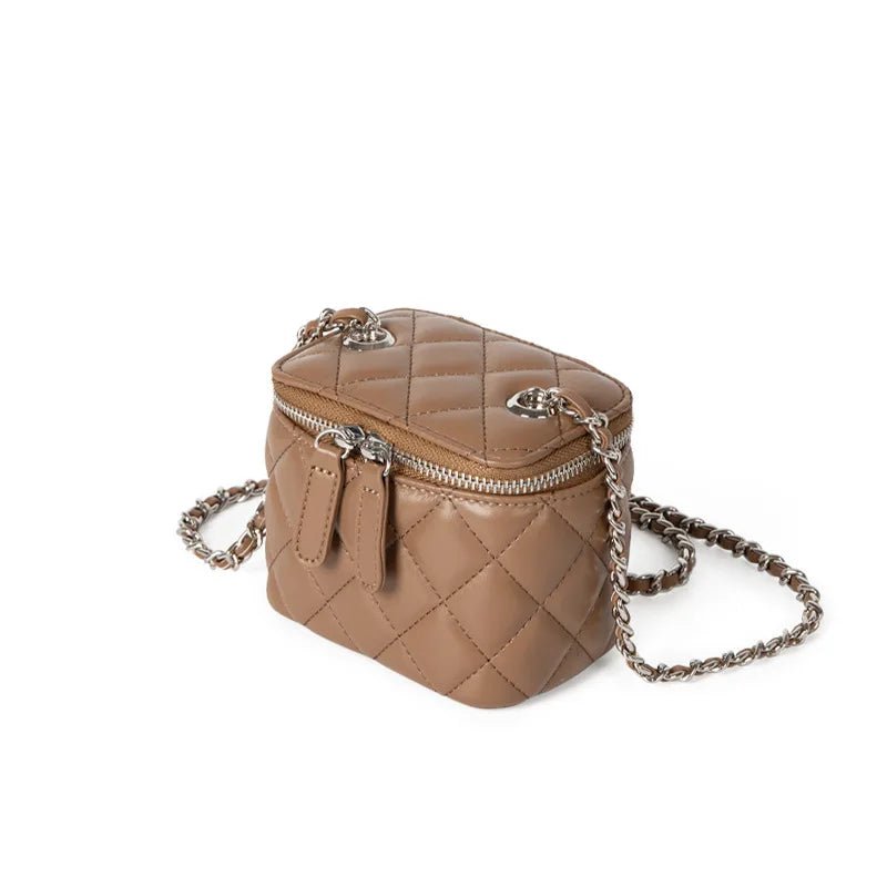 Mini Denim Crossbody Bags for Women | Lingge Chains Shoulder Bag & Fashion Brands Box Bag (Lipstick Coins Purses & Handbags) - Luzilly Bridal & Apparel