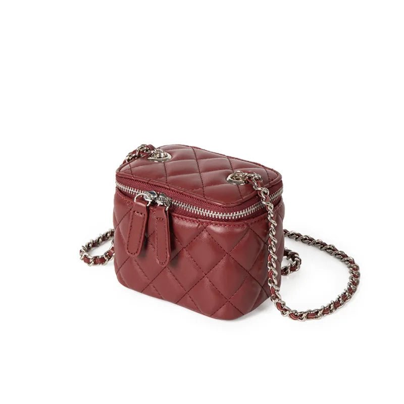 Mini Denim Crossbody Bags for Women | Lingge Chains Shoulder Bag & Fashion Brands Box Bag (Lipstick Coins Purses & Handbags) - Luzilly Bridal & Apparel