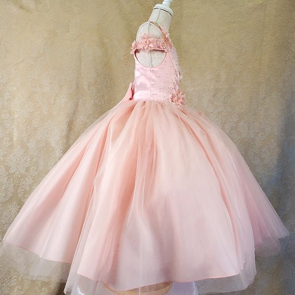 Mini Quinceañera Gown with 3D Floral Embroidery - Luzilly Bridal & Apparel