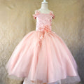 Mini Quinceañera Gown with 3D Floral Embroidery - Luzilly Bridal & Apparel