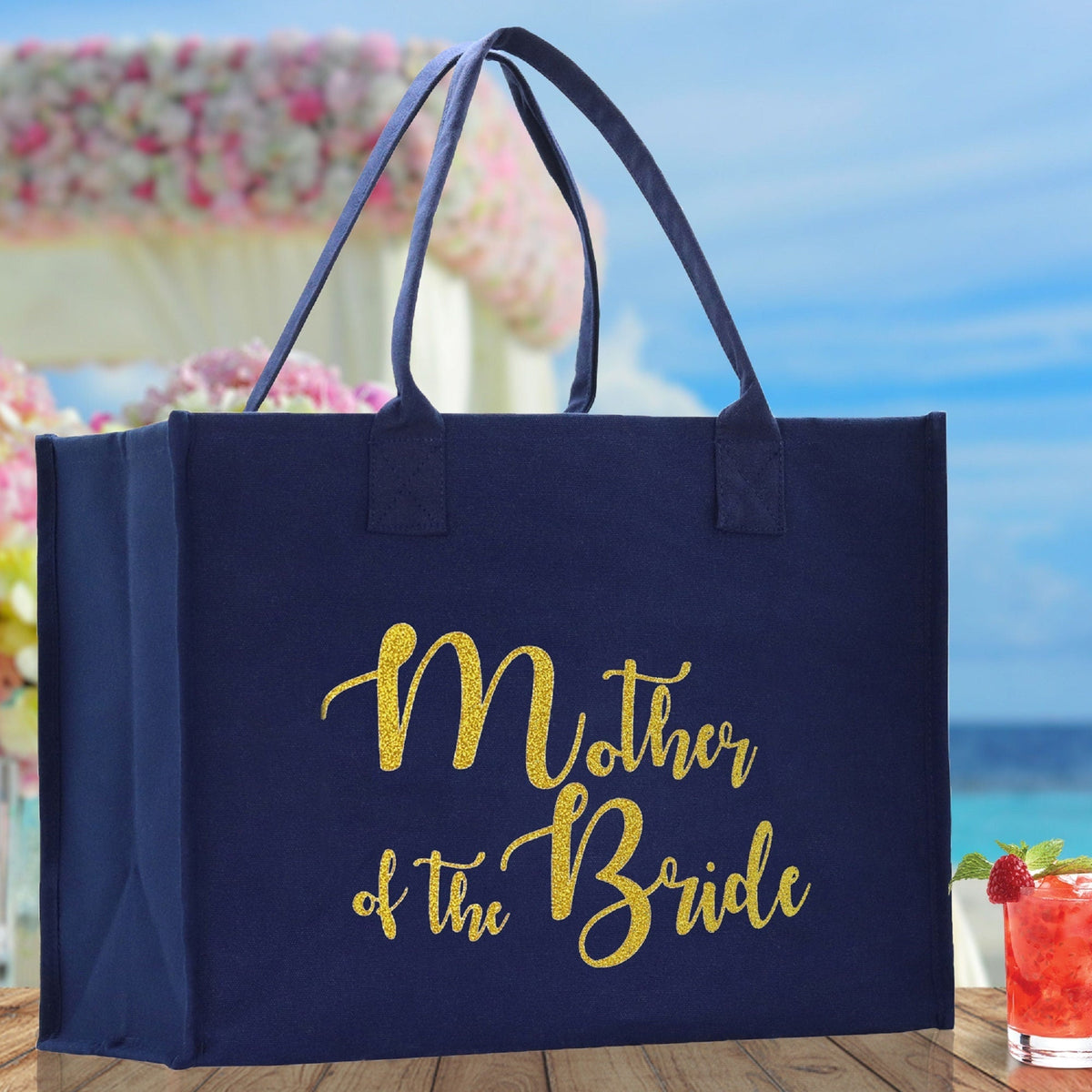 Mother of the Bride Canvas Tote Bag - Luzilly Bridal & Apparel