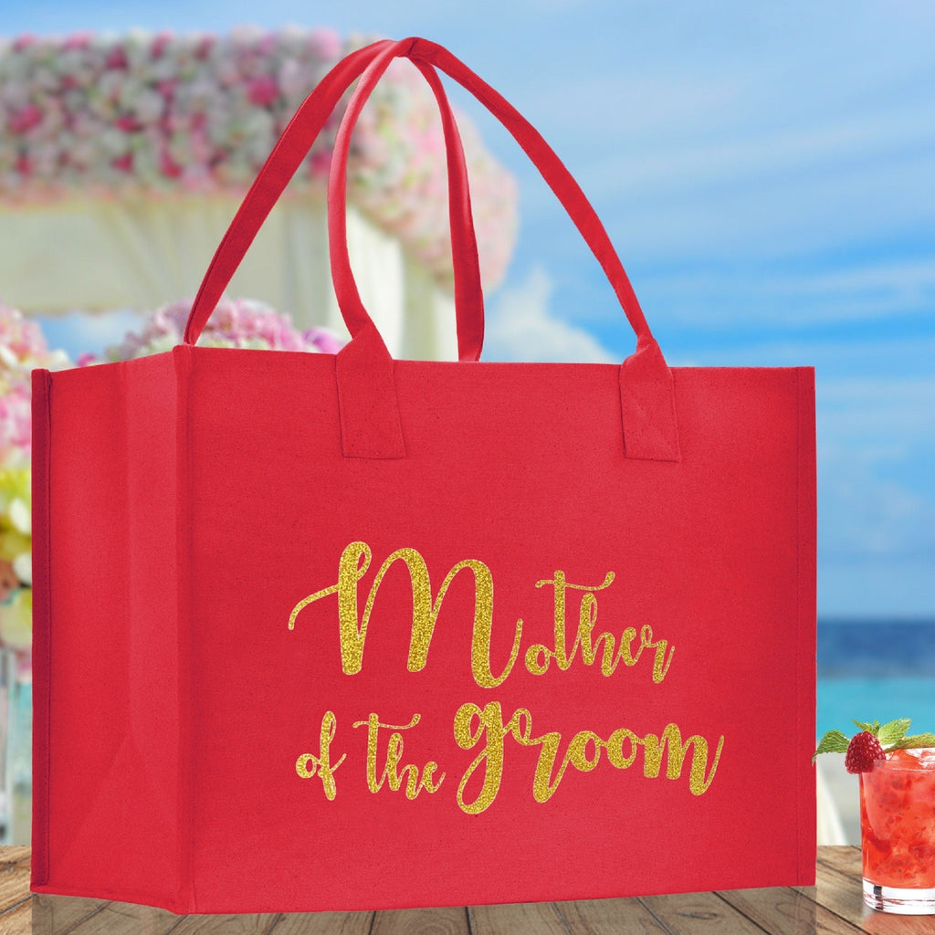 Mother of the Groom Canvas Tote Bag - Luzilly Bridal & Apparel