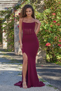 Naomi Corset Gown - Mulberry - Luzilly Bridal & Apparel