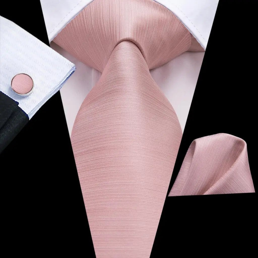 Navy Blue 63inches Mens Tie Set Extra Long Ties for Men Handkerchief Woven Classic Mens 160cm Necktie Pocket Square Hi-Tie silk - Luzilly Bridal & Apparel
