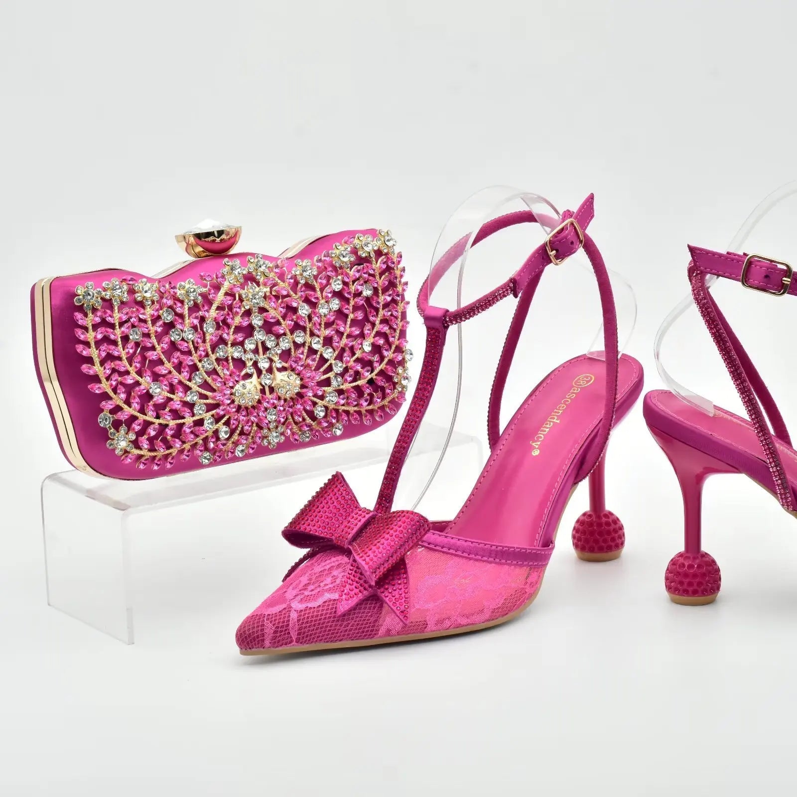 New Arrival Shoes and Bag Set HOA1-10 - Luzilly Bridal & Apparel
