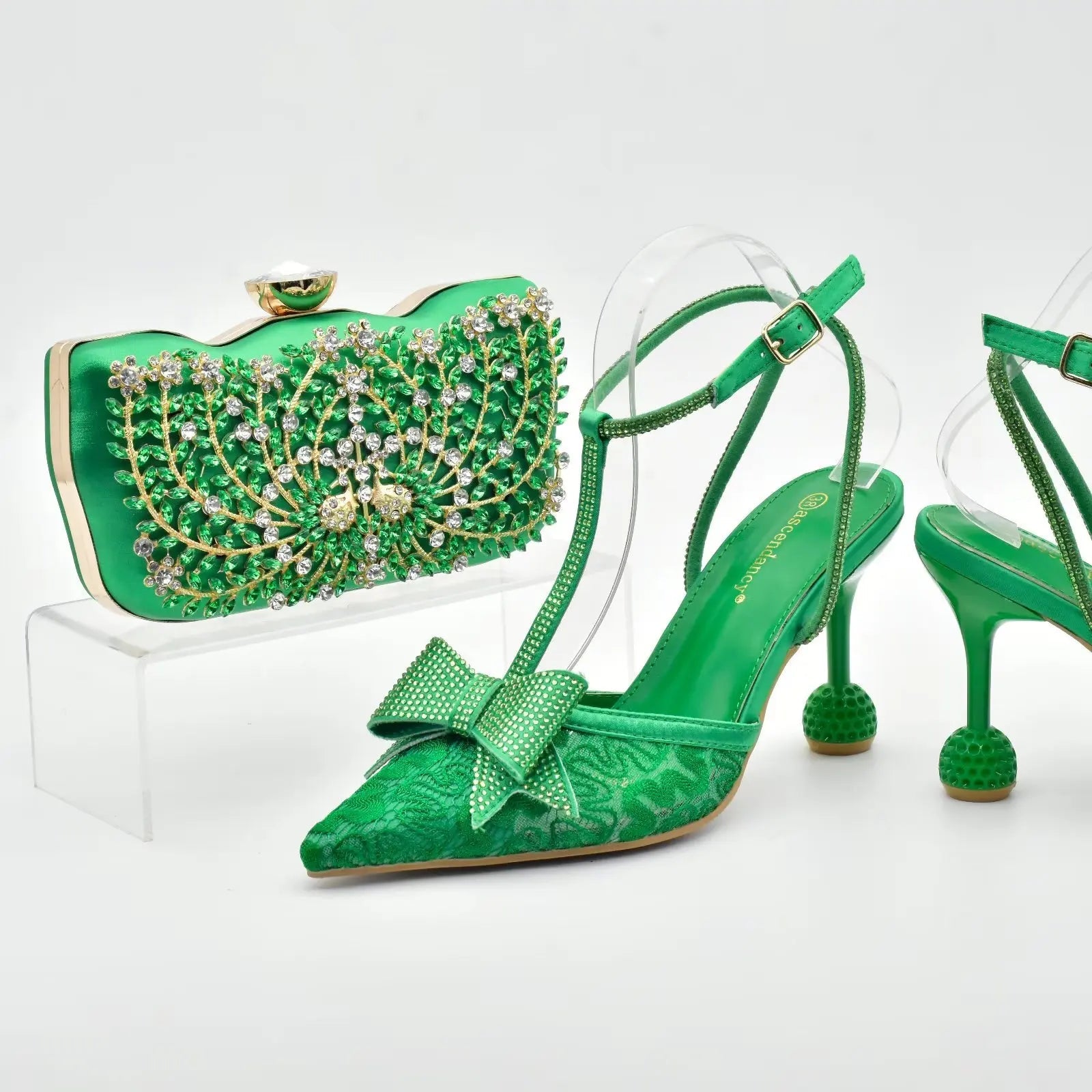New Arrival Shoes and Bag Set HOA1-10 - Luzilly Bridal & Apparel