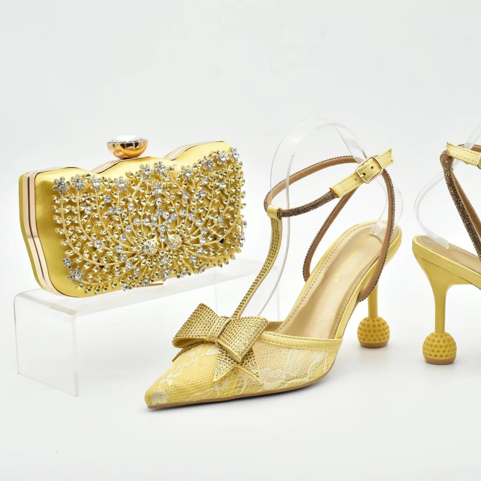 New Arrival Shoes and Bag Set HOA1-10 - Luzilly Bridal & Apparel