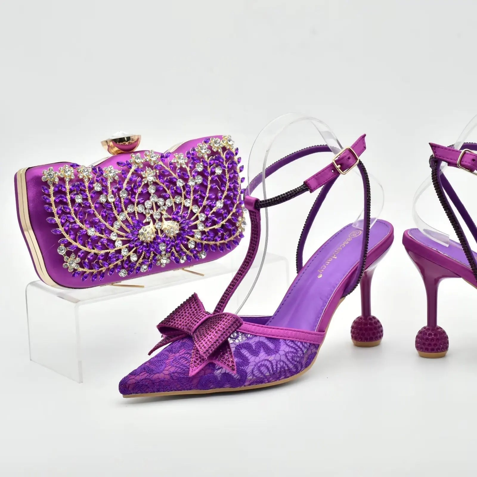 New Arrival Shoes and Bag Set HOA1-10 - Luzilly Bridal & Apparel