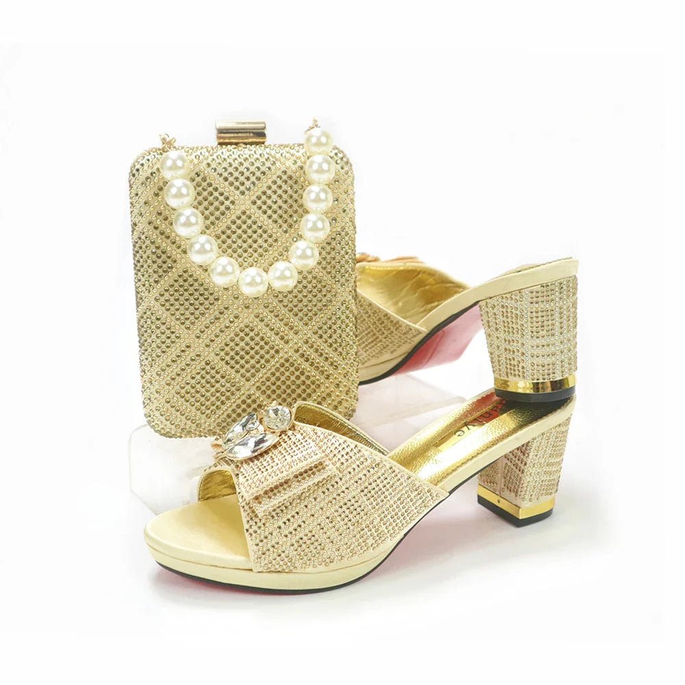 New Arrival Shoes and Bag Set HYU1-59 - Luzilly Bridal & Apparel
