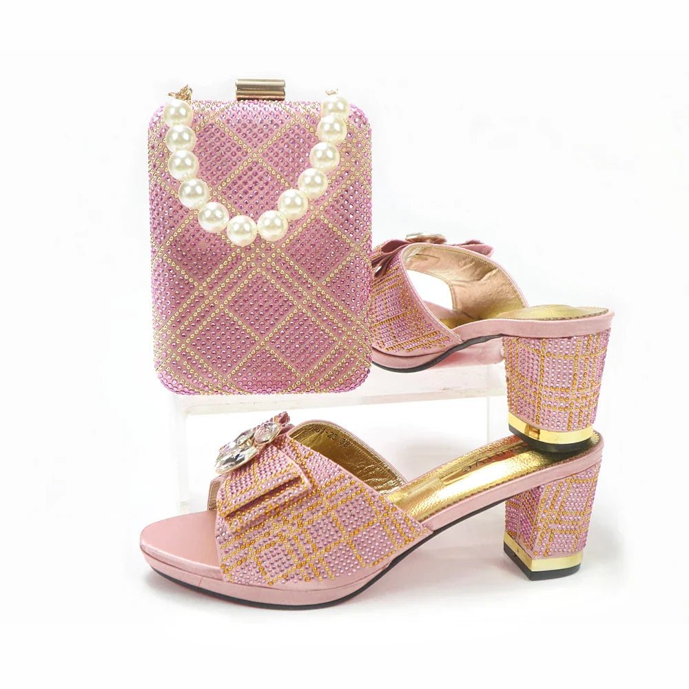 New Arrival Shoes and Bag Set HYU1-59 - Luzilly Bridal & Apparel