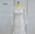 New Bridal One Shoulder Trailing Wedding Dress - Luzilly Bridal & Apparel
