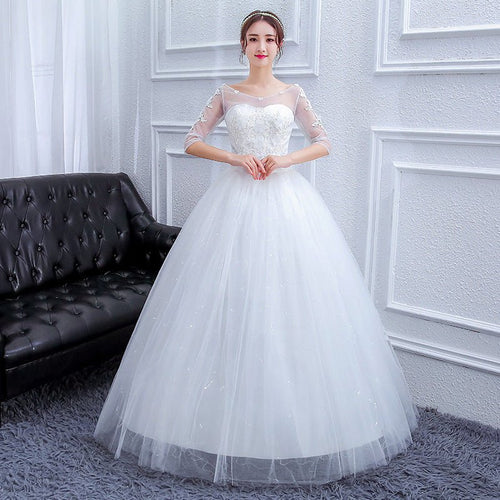 Classic Lace Wedding Gown - Luzilly Bridal & Apparel