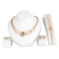 New Exaggerated Personality Necklace Four-piece Set Fashion Bridal Jewelry Set - Luzilly Bridal & Apparel