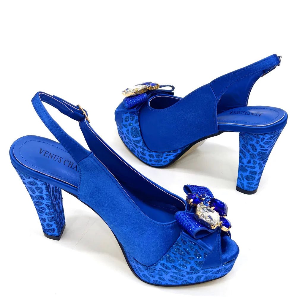 New Fashion Evening Shoes and Bag Set HTY543 - Luzilly Bridal & Apparel
