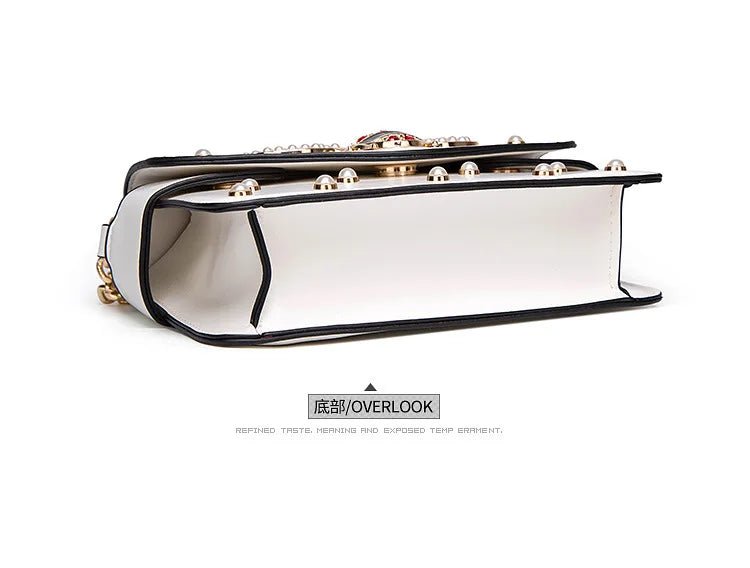 New Fashion Women's Bag Trend | Brand Pearl Bee Shoulder Bag & High Quality Temperament Ladies Crossbody Bag (Designer Luxury Handbag) - Luzilly Bridal & Apparel