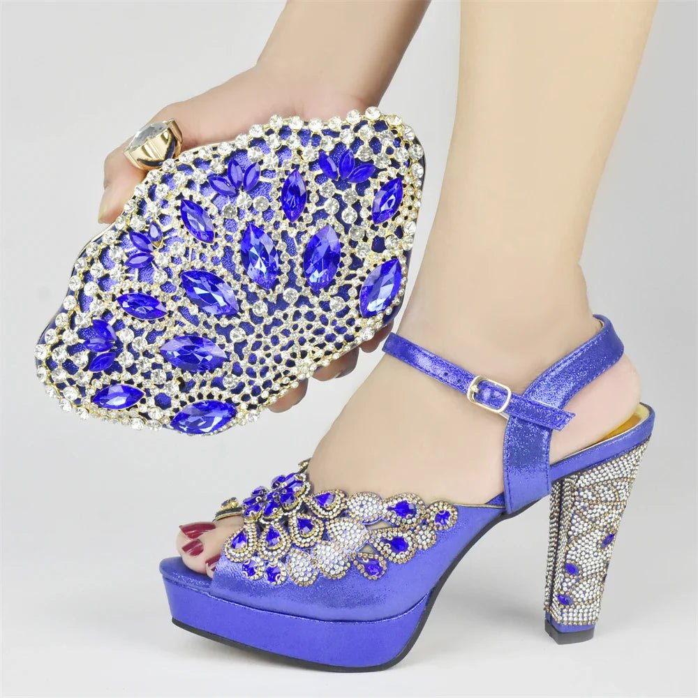 New Italian Party Shoes and Bag Set TYR56 - Luzilly Bridal & Apparel