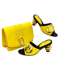 New Italian Shoes with Matching Bags Set EDL89 - Luzilly Bridal & Apparel