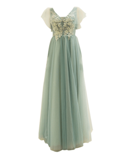 New Light Green Bridal Wedding Toast Dress - Luzilly Bridal & Apparel
