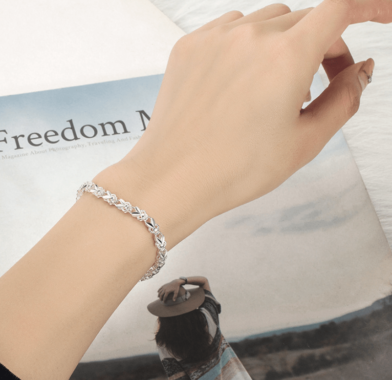New Lucky Bracelet Niche Design Light Women Korean Crystal Bracelet Hand Decoration Women Bracelet Jewelry - Luzilly Bridal & Apparel