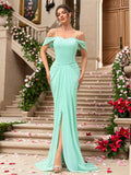 New sequin dress slim fit long trailing wedding banquet dress - Luzilly Bridal & Apparel
