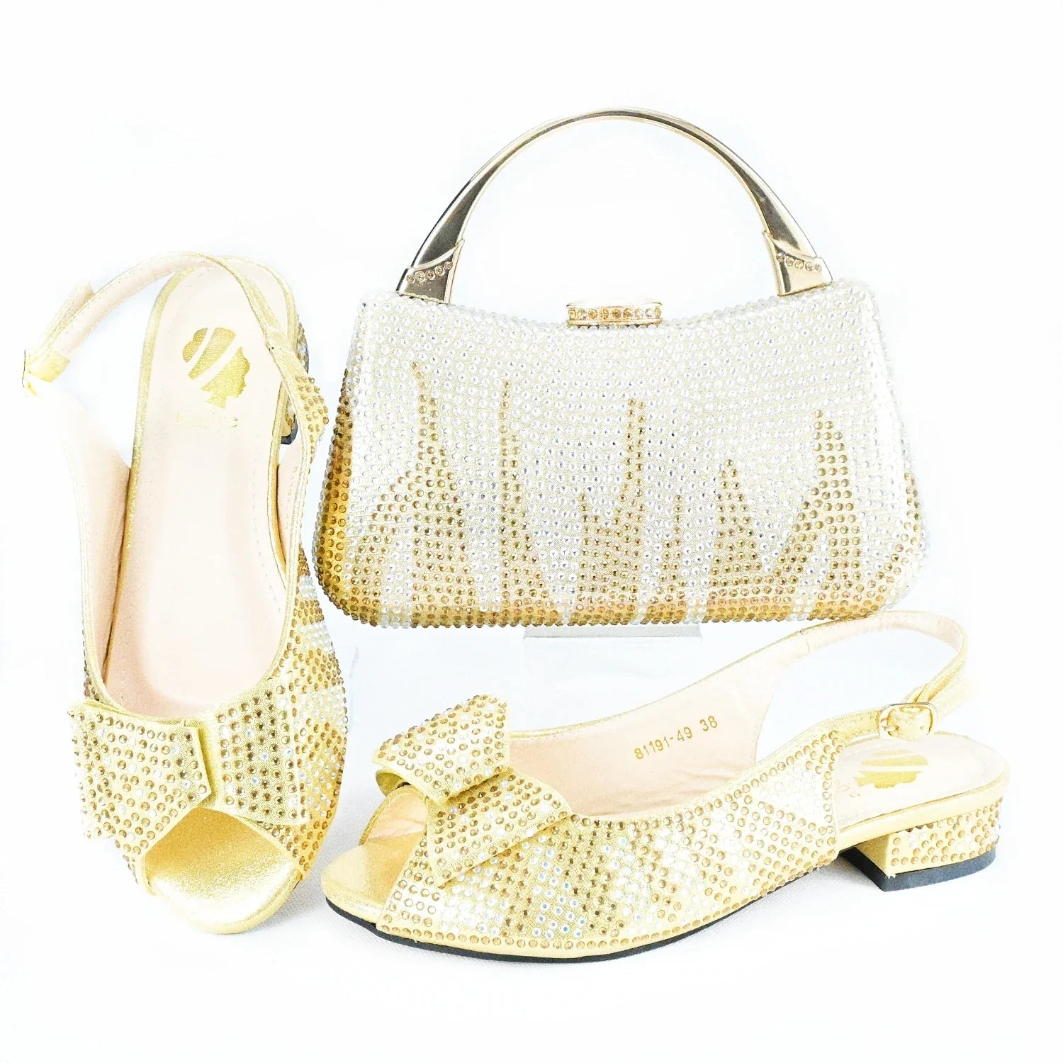 New Shoes And Bag Matching Set HAS1-10 - Luzilly Bridal & Apparel