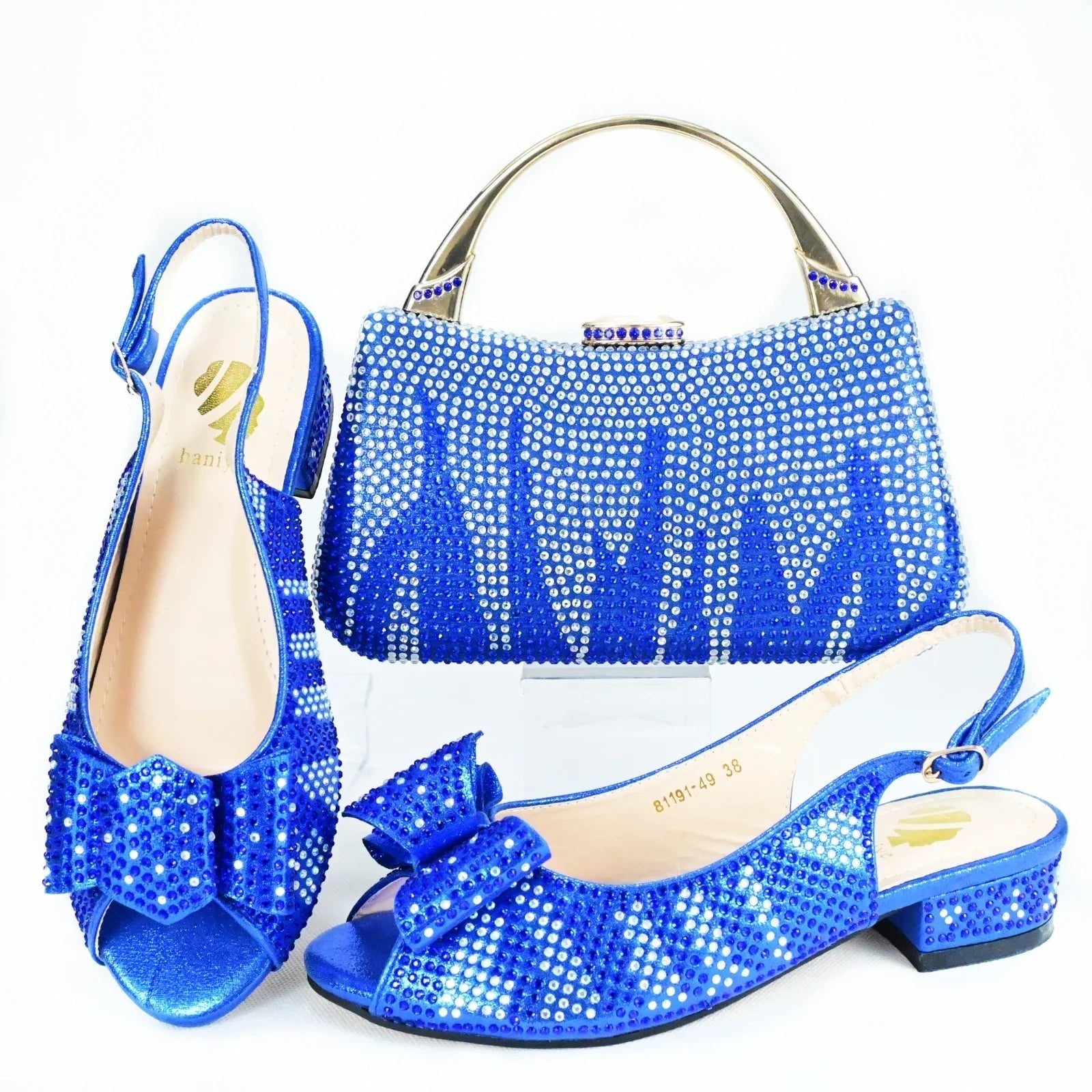 New Shoes And Bag Matching Set HAS1-10 - Luzilly Bridal & Apparel