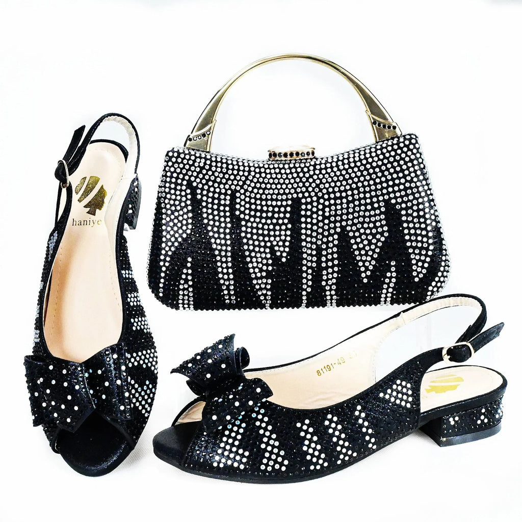 New Shoes And Bag Matching Set HAS1-10 - Luzilly Bridal & Apparel