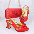 New Shoes And Bag Matching Set HRF1-9 - Luzilly Bridal & Apparel