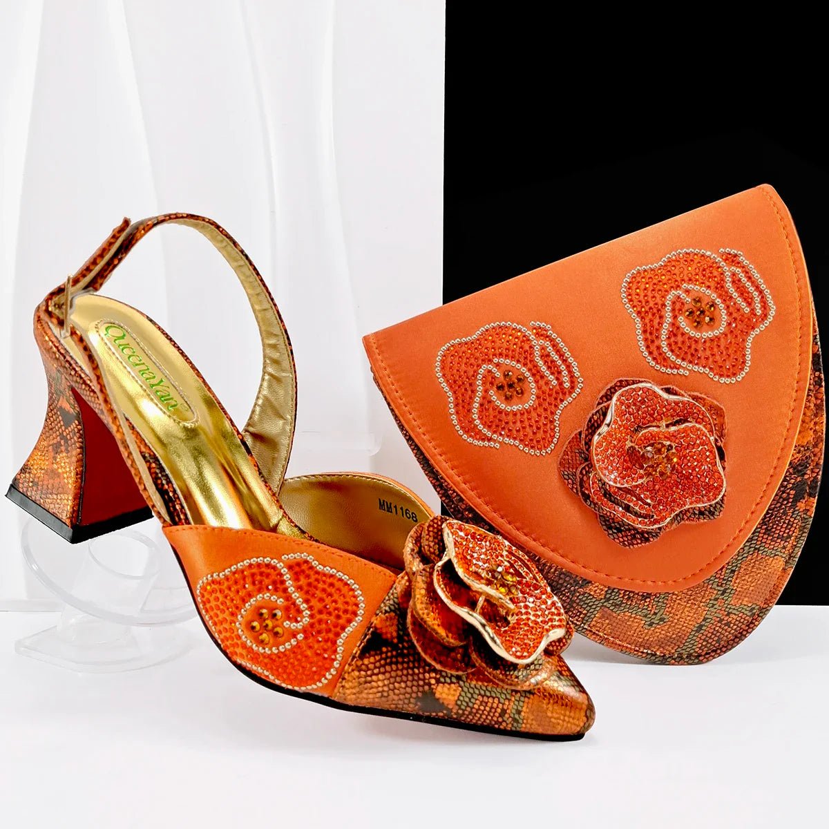 New Shoes And Bag Matching Set SF1-2 - Luzilly Bridal & Apparel