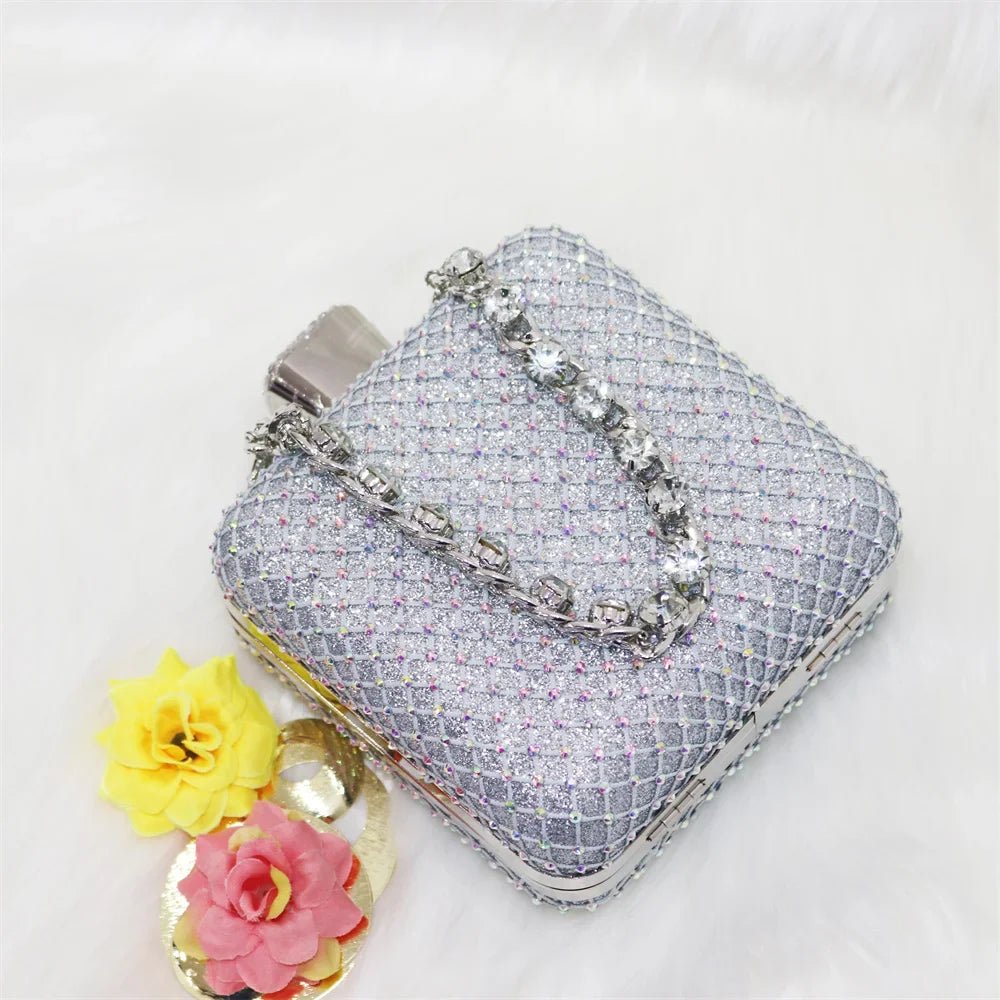 New Silver Versatile Party Ladies Shoes And Bag Set - Luzilly Bridal & Apparel