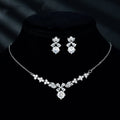 New Women's Ornament Bridal Necklace Earrings Jewelry Suit - Luzilly Bridal & Apparel
