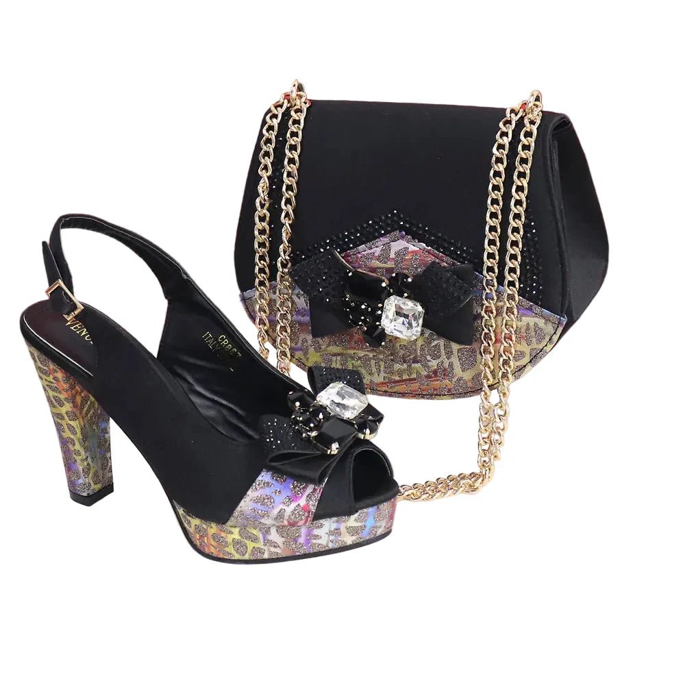 Newest Pumps Women High Heels Shoes and Bags Set JNB54 - Luzilly Bridal & Apparel