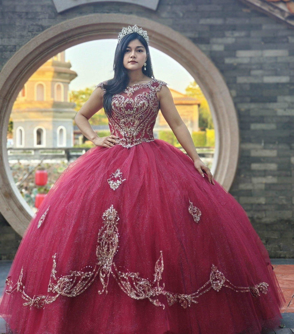 Off-Shoulder Quinceañera Ball Gown - Luzilly Bridal & Apparel