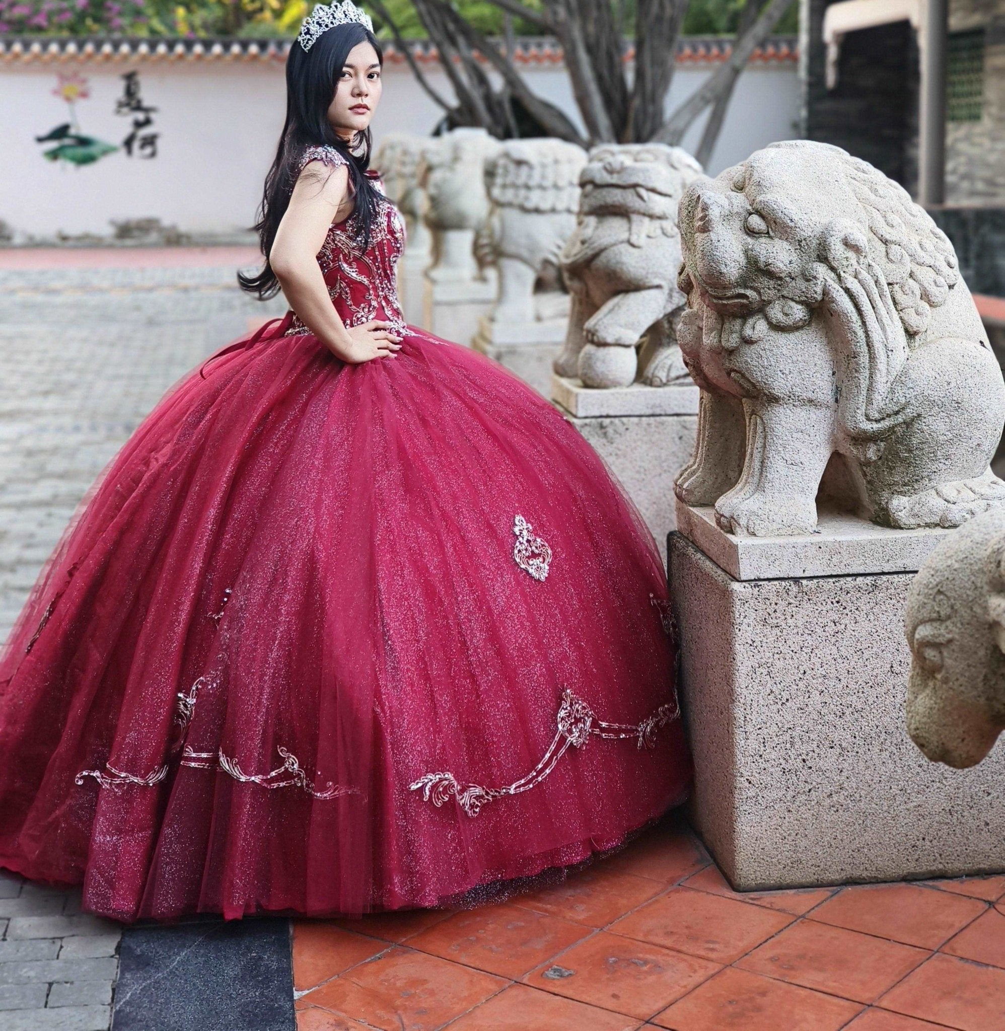 Off-Shoulder Quinceañera Ball Gown - Luzilly Bridal & Apparel
