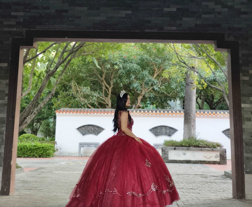 Off-Shoulder Quinceañera Ball Gown - Luzilly Bridal & Apparel
