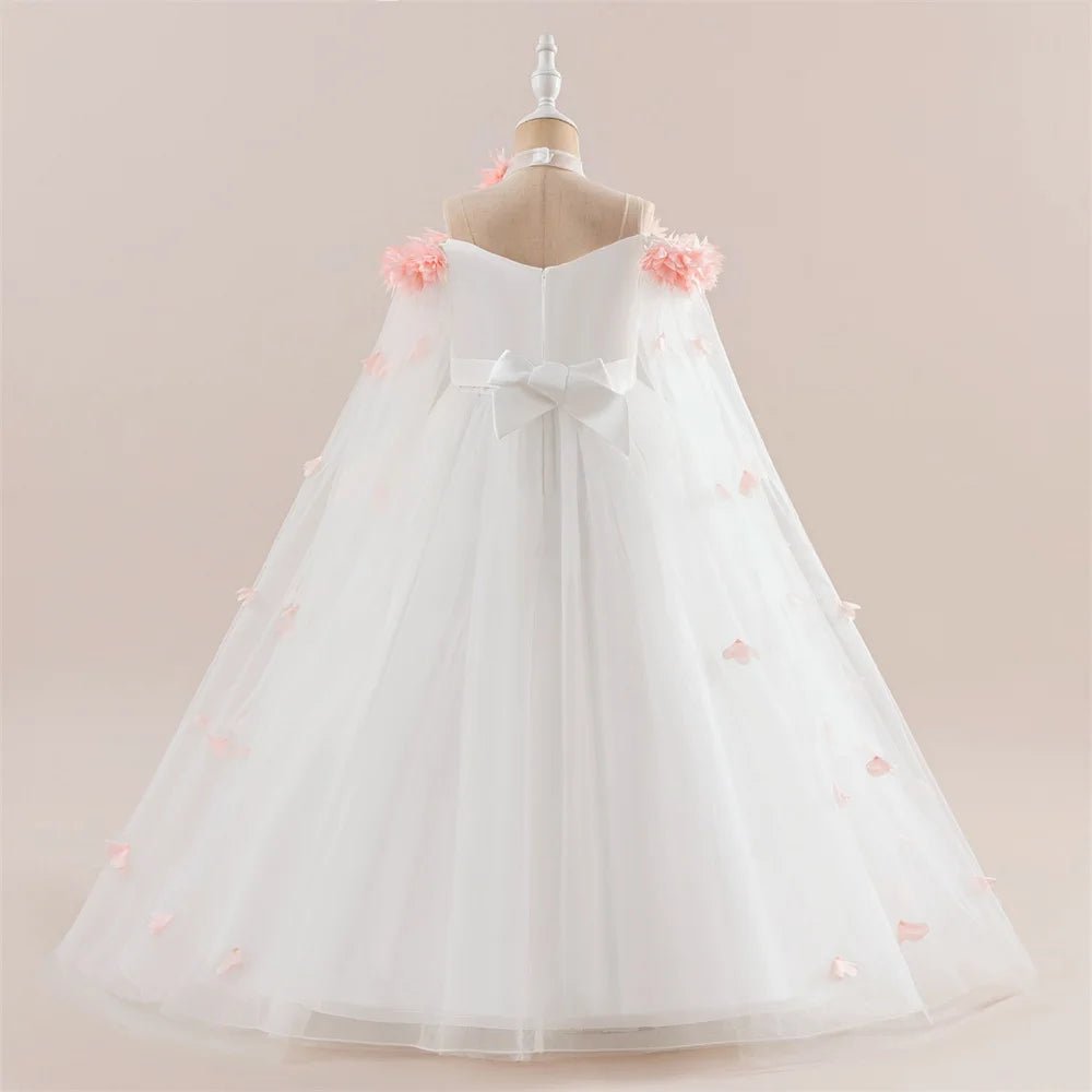 Off-Shoulder Tulle Junior Bridesmaid Dress - Luzilly Bridal & Apparel