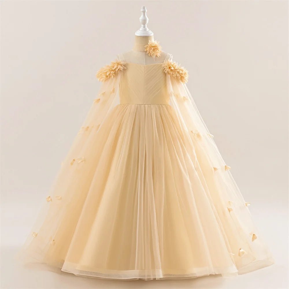 Off-Shoulder Tulle Junior Bridesmaid Dress - Luzilly Bridal & Apparel