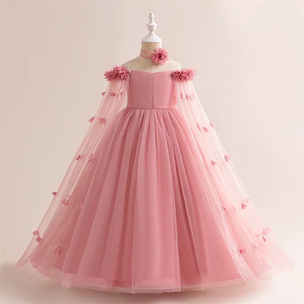 Off-Shoulder Tulle Junior Bridesmaid Dress - Luzilly Bridal & Apparel