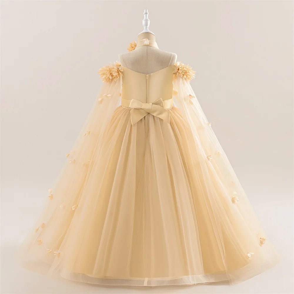 Off-Shoulder Tulle Junior Bridesmaid Dress - Luzilly Bridal & Apparel